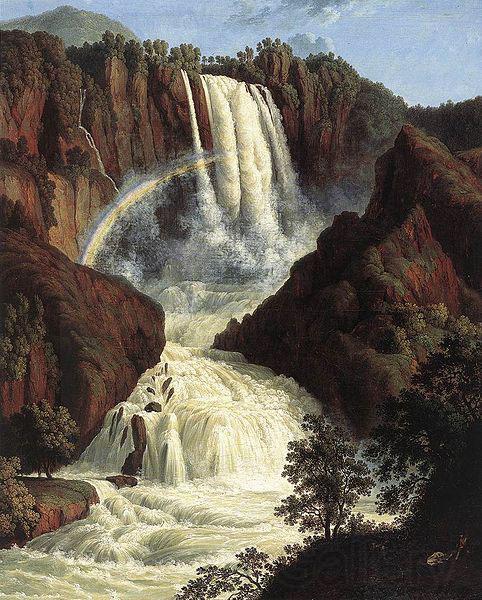 Jacob Philipp Hackert The Waterfalls at Terni Norge oil painting art